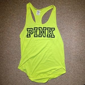 VS PINK neon tank size M